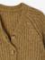Gilet fille en maille mousseuse olive - vertbaudet enfant 