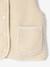 Sleeveless Sherpa Jacket for Girls green+vanilla - vertbaudet enfant 