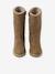 Bottes enfant fille synthétique fourrée zippées camel - vertbaudet enfant 