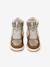 Faux Fur Lined Synthetic Trainers for Girls camel - vertbaudet enfant 