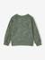 Tee-shirt garçon effet sweat imprimé blanc chiné+écru+lichen+noix de pécan - vertbaudet enfant 