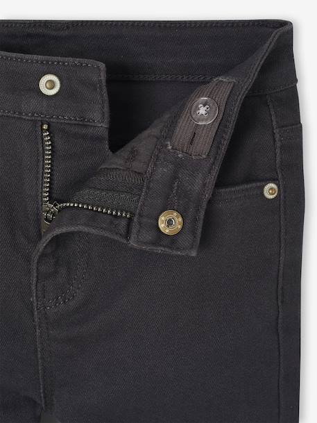 MorphologiK slim trousers for girls, medium anthracite+rosy - vertbaudet enfant 