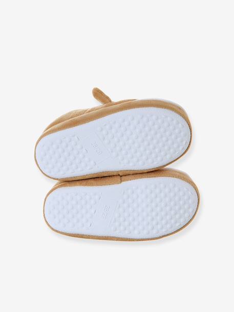 Slippers with shiba plush look for children beige - vertbaudet enfant 