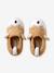 Slippers with shiba plush look for children beige - vertbaudet enfant 