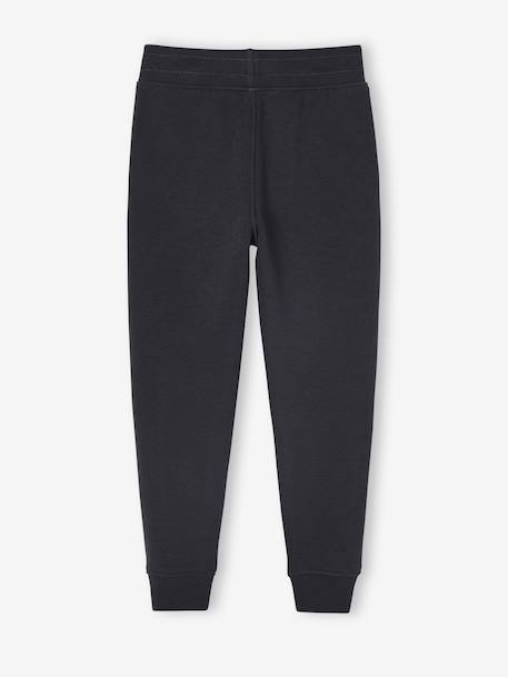 Jogging garçon maxi inscription sport anthracite+gris chiné+noisette - vertbaudet enfant 
