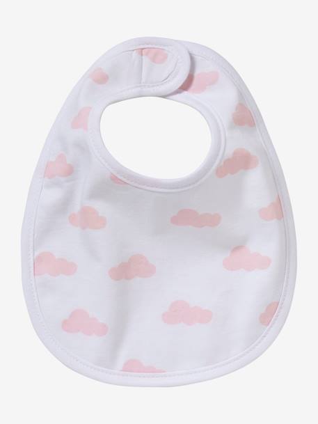 Pack of 5 Newborn Bibs Light Pink - vertbaudet enfant 