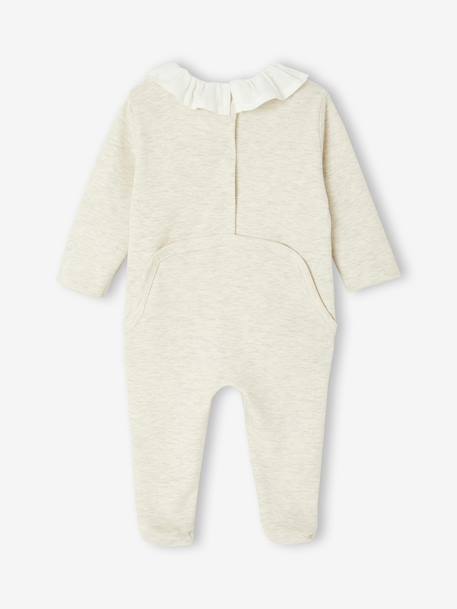 Pack of 2 Sleepsuits for Newborns marl beige - vertbaudet enfant 