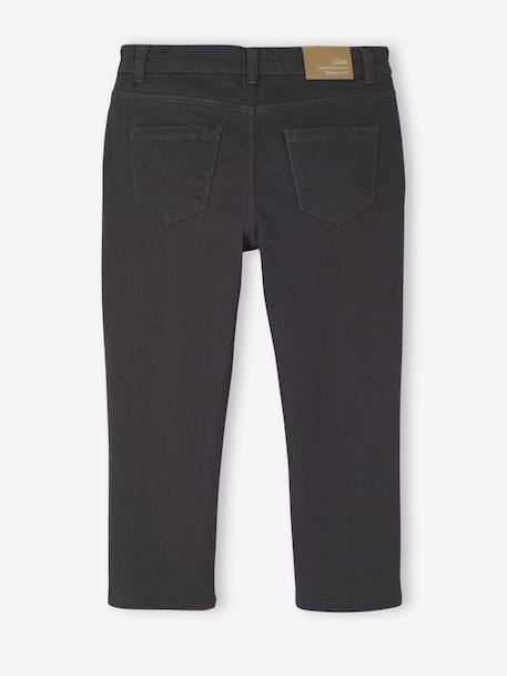 MorphologiK slim trousers for girls anthracite+rosy+sage green - vertbaudet enfant 