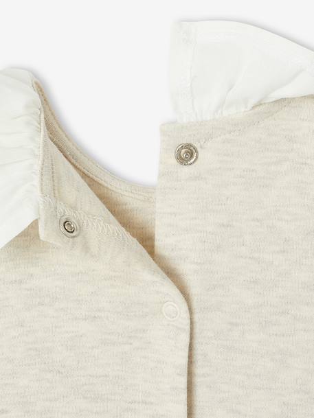 Pack of 2 Sleepsuits for Newborns marl beige - vertbaudet enfant 
