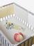 Set of 2 Covers for the Bottom of the Playpen, Jungle Colours Theme Light Blue+White/Print - vertbaudet enfant 