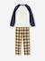 Pyjama garçon flanelle ours ocre - vertbaudet enfant 