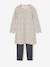 Pack of 2 Leopard Nighties & Leggings Sets ecru - vertbaudet enfant 