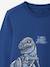 Dinosaur Print Flannel Pyjamas for Boys navy blue - vertbaudet enfant 