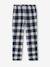 Dinosaur Print Flannel Pyjamas for Boys navy blue - vertbaudet enfant 