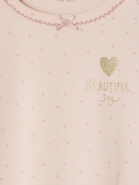 Pack of 2 Floral Nighties + Leggings for Girls pale pink - vertbaudet enfant 