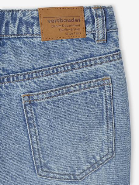 Faded 5-Pocket Straight Leg Jeans for Boys double stone - vertbaudet enfant 
