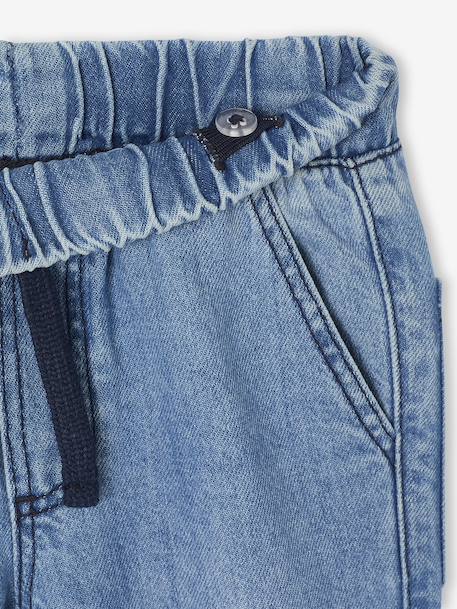 Loose Fit Denim Cargo Trousers for Boys double stone - vertbaudet enfant 