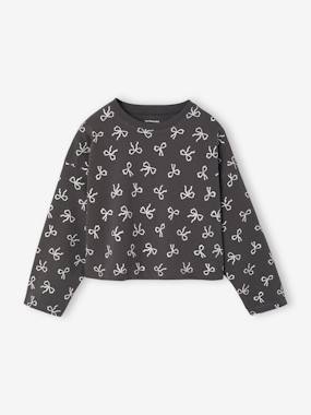 Long-Sleeved Crop Top - vertbaudet enfant -Long-Sleeved Crop Top