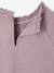 Top with Detail in Broderie Anglaise, for Girls ecru+GREEN DARK SOLID+mauve+navy blue+pale blue - vertbaudet enfant 