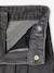 Wide-Leg Jeans with Pleats for Girls denim grey+medium blue - vertbaudet enfant 