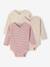 Pack of 3 Striped Bodysuits, Newborn Special rose - vertbaudet enfant 