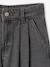 Wide-Leg Jeans with Pleats for Girls denim grey+medium blue - vertbaudet enfant 