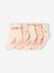 Pack of 5 Pairs of 'Hearts' Socks for Babies old rose - vertbaudet enfant 