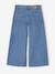 Wide-Leg Jeans with Pleats for Girls denim grey+medium blue - vertbaudet enfant 