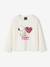 Girls' Snoopy Peanuts® long-sleeved T-shirt ecru - vertbaudet enfant 