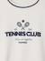 Tennis Club Motif Sweatshirt for Girls ecru - vertbaudet enfant 