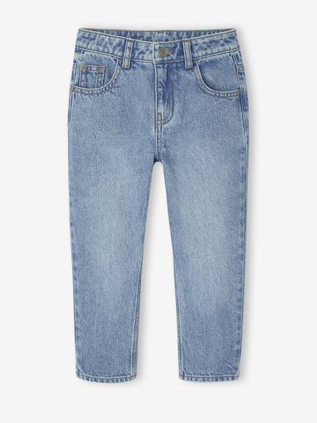 Faded 5-Pocket Straight Leg Jeans for Boys double stone - vertbaudet enfant 