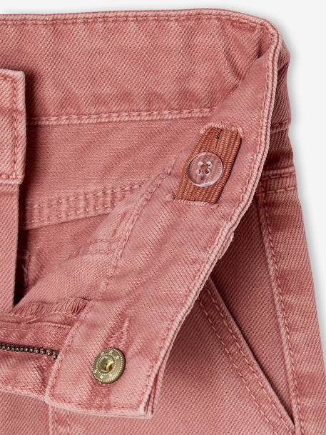 Pantalon fille large MorphogiK medium corail+kaki+vieux rose - vertbaudet enfant 