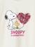 Girls' Snoopy Peanuts® long-sleeved T-shirt ecru - vertbaudet enfant 