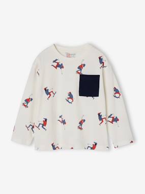Garçon-Tee-shirt manches longues HAPPY LA imprimé garçon