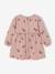 Robe bébé en molleton bleu nuit+rose poudré - vertbaudet enfant 