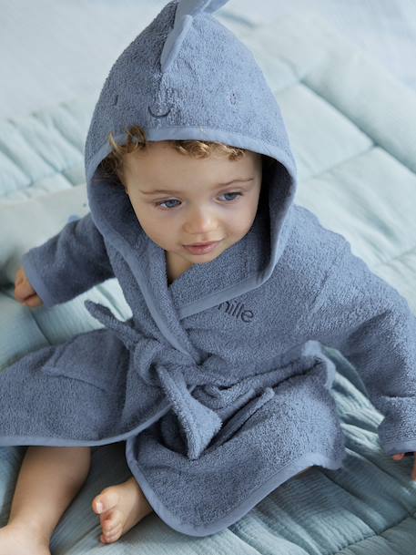 Peignoir bébé PETIT DINO bleu - vertbaudet enfant 