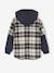2-in-1 Two Fabric Shirt for Boys chequered white - vertbaudet enfant 