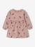 Robe bébé en molleton bleu nuit+rose poudré - vertbaudet enfant 
