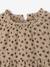 Robe bébé à volants en gaze de coton rose+taupe+vieux rose - vertbaudet enfant 