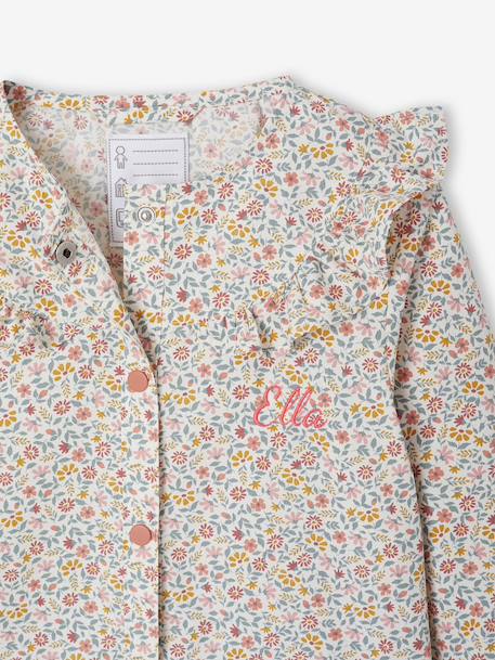 BERGAMOTTE floral smock for girls rosy - vertbaudet enfant 