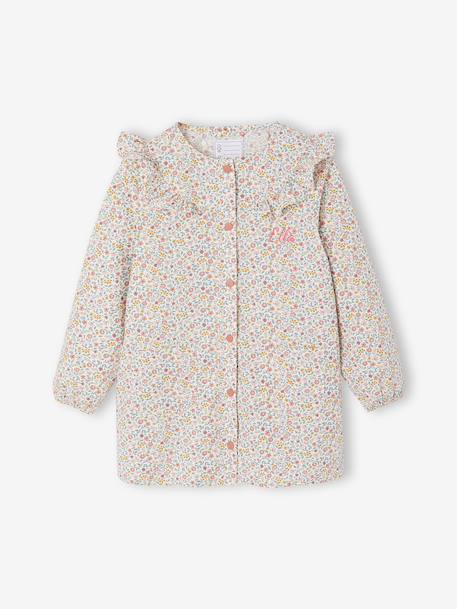 BERGAMOTTE floral smock for girls rosy - vertbaudet enfant 