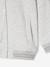 Sweat style teddy fille en molleton gris chiné+marine - vertbaudet enfant 