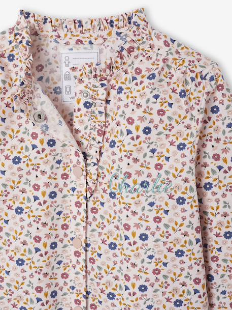Floral smock for girls LILIBETH rose - vertbaudet enfant 