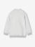 Sweat style teddy fille en molleton gris chiné+marine - vertbaudet enfant 