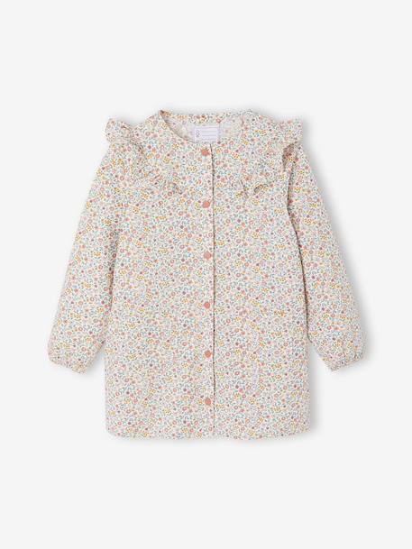 BERGAMOTTE floral smock for girls rosy - vertbaudet enfant 