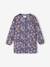 Customisable Flowers girl's smock navy blue - vertbaudet enfant 