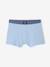 Pack of 5 Plain Boxers for Boys blue - vertbaudet enfant 