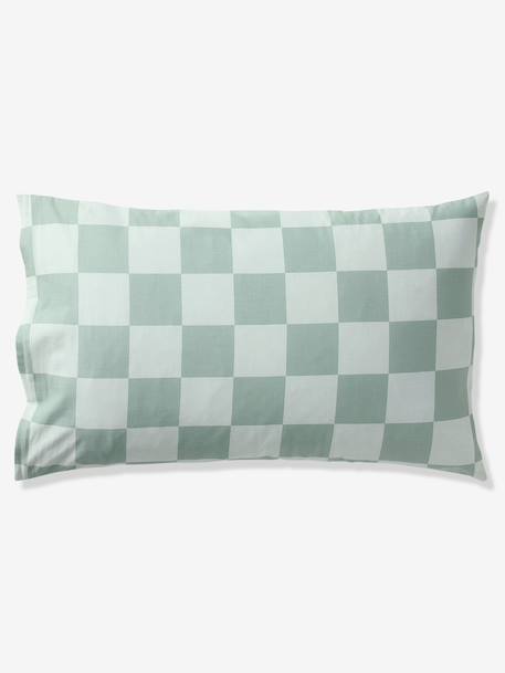 Duvet Cover Set + Pillowcase for Children, ROCK MUSIC sage green - vertbaudet enfant 
