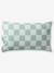Parure housse de couette + taie d'oreiller enfant ROCK MUSIC, avec coton recyclé vert sauge - vertbaudet enfant 