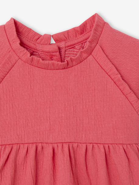 T-shirt for babies in a blouse style pomegranate - vertbaudet enfant 